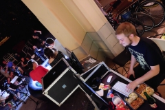 The mobile TV studio of FS1 at a summer fest (FS1 2015)