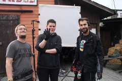 My lovely team of electricians (Johnny Unsaddled 2014)